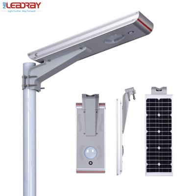 China Pavement Ip65 Outdoor Road Waterproof Street Light Smd 15w 20w 25w 30w 40w 50w 60w100w 120w Integrated All In One Led Solar Street Light for sale