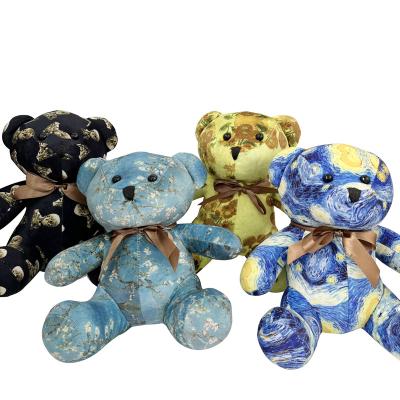 China Teddy Bears Toys Soap Vincent Willem Van Gogh Cotton Customized Soft Teddy Plush Stuffed Dolls Custom The Pretty Gift Promotion for sale