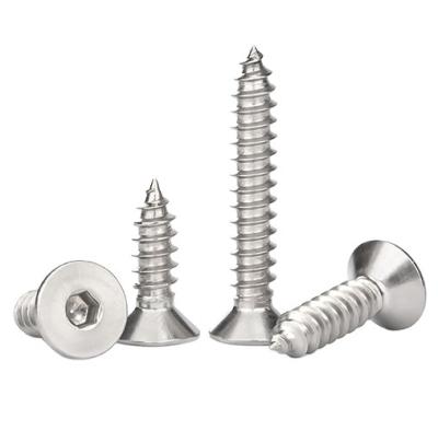 China Factory Metal Professional Flat Stainless Steel Tapping Screws for sale