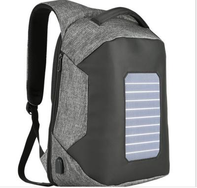 China USB interface large capacity smart backpack 2020 new outdoor sports waterproof solar backpack for sale