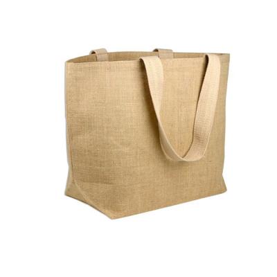 China Custom Logo Eco-friendly Jute Gift Bag Cotton Shopping Bag Canvas Gift Bag Handled Custom Size for sale