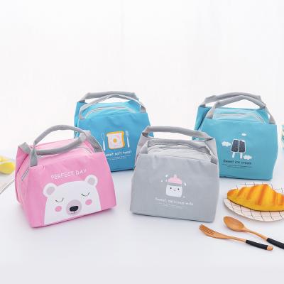 China New Hot Insulation Thermal Insulated Lunch Box Tote Cooler Zipper Bag Bento Lunch Pouch for sale