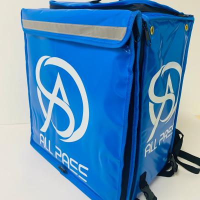 China Waterproof ALL PASS Delivery Backpack Logo And Color Customizable Takeaway Insulation Pack for sale