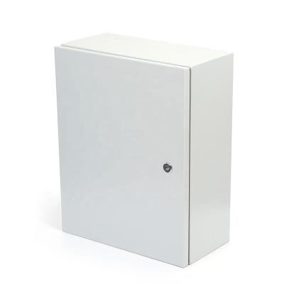 China Cold Rolled Steel Modular Distribution Box Panel Box Wall Mounting Enclosures for sale