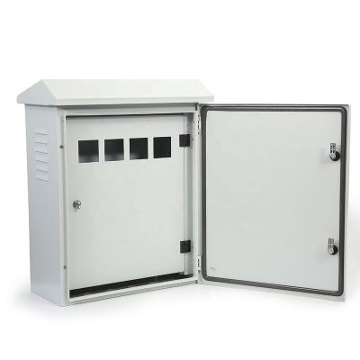 China Distribution Terminal Good Quality IP55 Metal Electrical Distribution Box Wall Mounting Enclosure for sale