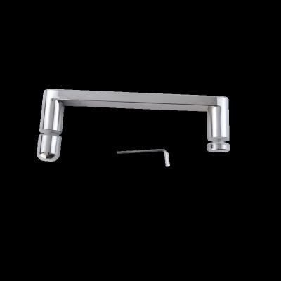 China Modern High Quality Shower Glass Door Handle Slim Smooth Wood / Steel Door Handle for sale