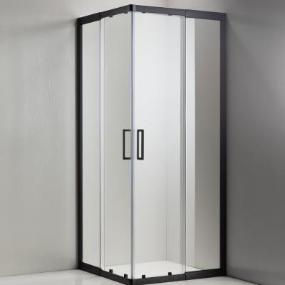 China Diamond Single Door Large Rectangular Stainless Steel Tempered Glass Modern Prefab Shower Room for sale