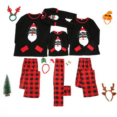 China Family Matching QUICK DRY Child Kids Women Pajamas Sets Baby Women's Pants Cotton Custom Mens Girls Plaid Design Wholesale Christmas Pajamas for sale