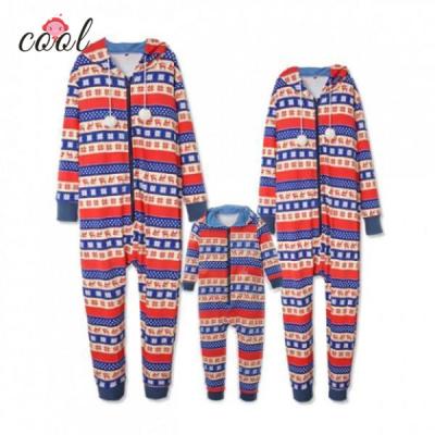 China 2021 Breathable One Piece Jumpsuit Family Onesie Wholesale Christmas Adult Pajamas for sale