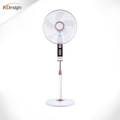 China 2018 New 5 Blade Stand Fan Children's Room Stand Decorative Fans Standard Fancy Decorative Silent Fans for sale