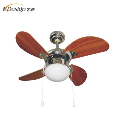 China Decorative Ceiling Fan New Design 30 Inch Motor Ceiling Fan Kdk High Light Standard Copper Ceiling Fans With 1 Led Light for sale