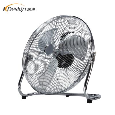 China Floor fan 18 inch most efficient gym motor 3 metal blade huge aluminum floor fans electric floor fan for sale