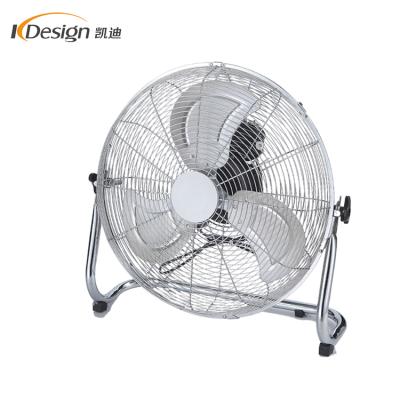 China Floor Fan 220v 16 Inch AC Design Circular Floor Fan 3 Blade Aluminum Metal Floor Fans For Postman for sale