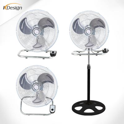 China Stand 2018 High RPM 18 Inch Industrial Large Rack Fan 3 In 1 Factory Rack Energy Saving Fans for sale