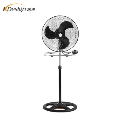 China Good Brands Low Power Industrial Consumption Big Fan Industrial Fan 3 In 1 Metal Blade Industrial Fans With Round Base for sale