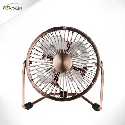 China Hot Selling MINI FAN Kaidi Table Fan Mini 4 Inch USB Desktop Fan for sale