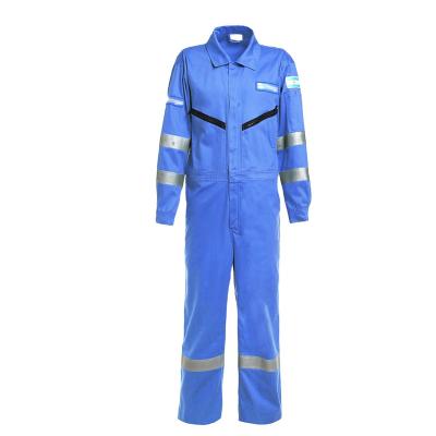 China Diesel Oil Work Clothing Antistatic Outdoor Fire Resistant Antistatic Coverall for sale