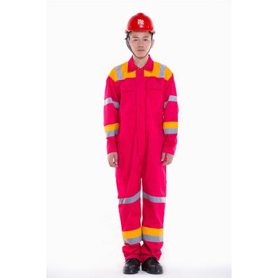 China Hot Price New Type Red Polyester Flame Retardant Flame Retardant Clothing for sale