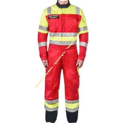 China Flame Retardant Coverall Suit UV Flame Retardant Clothing Three Color BEND Protective Suit Bolier Suit For Sea Welding Workwear for sale