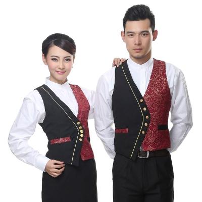 China Fashionable Design Women Men Long Sleeve Long Sleeve Receptionist Hotel Uniform for sale