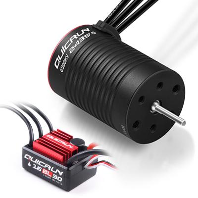 China Vehicles & Remote Control Toys HobbyWing QuicRun 2435 SL G3 4500KV 6500KV Brushless Motor for 1:18 1:16 RC remote control car upgrade accessories 16BL30  ESC for sale