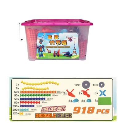 China 100% Eco-friendly Hot Sell Kids Toys Diy Mini Block Educational Plastic Intelligent Engineering BuildingToys for sale