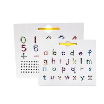 China Non-toxic New Design Hot Sale Alphanumeric Play Educational Kids Toys Erasable Mini Magnetic Drawing Board for sale