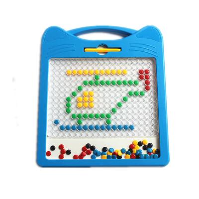 China Eco-friendly Material New Design  Mini Learning Magnetic Tablet Magpad-dots Educational Learn Drawing Colorful Beads Board for sale