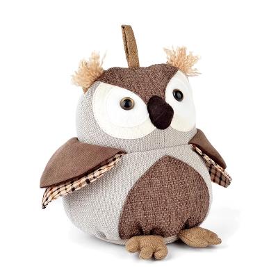 China Polyester Material Owl Fabric Sand Door Stopper for sale