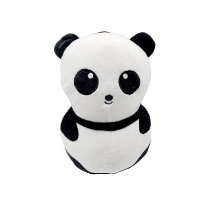 China Modern Push To Open Cartoon Panda Plush Wood Door Stopper With Customized Logo for sale