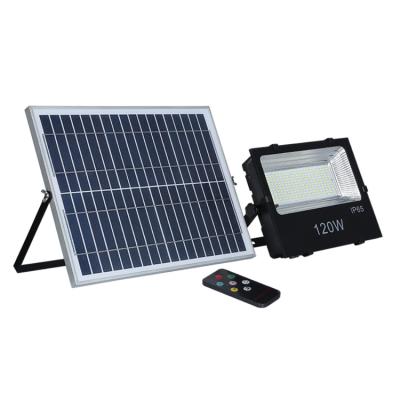 China LANDSCAPE China Factory Aluminum Floodlight 5000K Outdoor Solar Led Daylight 120W Flood Light for sale