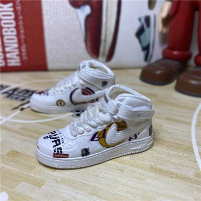 China Fashional Souvenir Gifts 2020 3D Mini Shoes Force Keychain High Quality 3D Rubber Sneaker Key Chain for sale