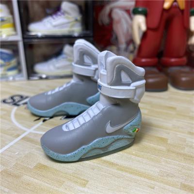 China Mini Air Jordan Keychain Sports Rubber Shoe Key Chain Fashional Souvenir Gifts Sneaker 3d Key Chain Keyring for sale