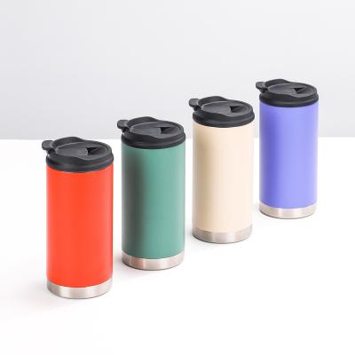 China New Product Stainless Steel Vacuum Viable Coffee Mug Leak Proof With Screw Lid Double Wall Coffee Tumbler for sale