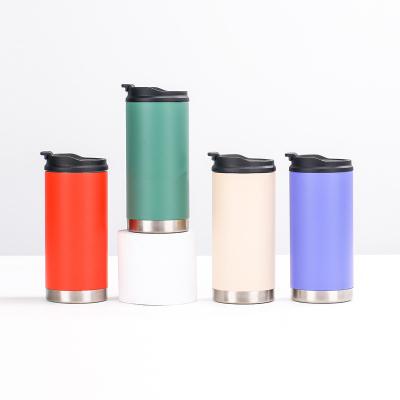 China 10oz Viable Insulated Leakproof Coffee Travel Mug Stainless Steel Vacuum Coffee Mug With Screw Lid Wall Reusable Double Coffee Tumbler for sale