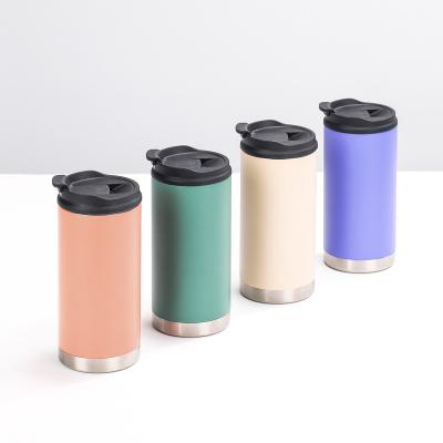 China Sustainable Food Grade Stainless Steel Double Wall Travel Insulated Mugs for sale