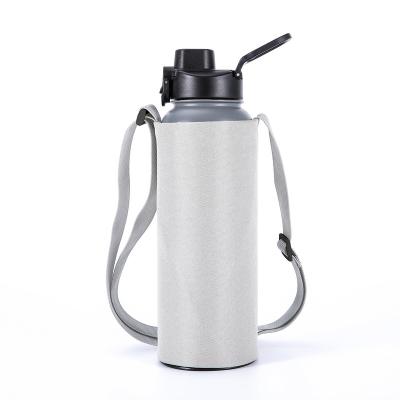 China Sustainable water bottle holder for outdoor water bottle with adjustable shoulder strap for sale