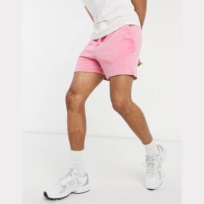 China Anti-Wrinkle 100%cotton Terry Custom French Running Sports Jogger Gym Shorts Men for sale