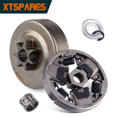 China 2-Stroke XTS Sprocket Clutch Drum w/ Backing E-Clips Seal Kit .325