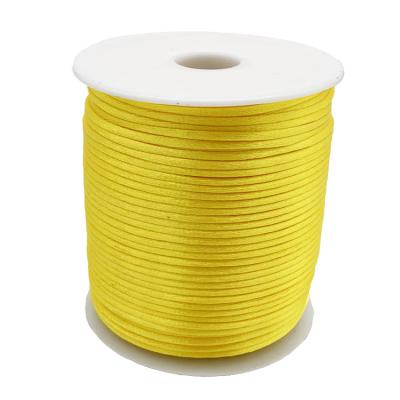 China Super Viable Quality Polyester Knot Cord Satin Nylon Chinese Cord Hand Knitting Diy Bobby Tiny Cord for sale