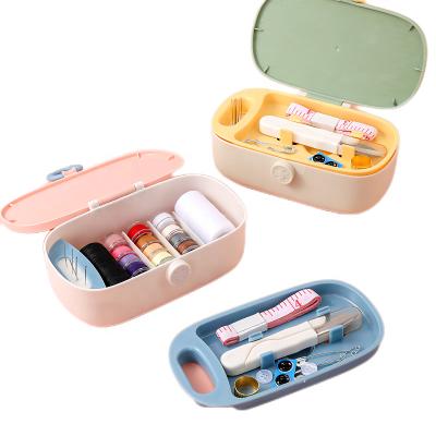 China Mini/Portable DIY Professional Sewing Sewing Kit Travel Hotel Mini Sewing Kit Set Box for sale