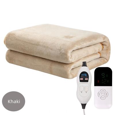 China Hot Selling Fast Warm Electric Blanket Anti-static Heated Throw Blanket Flannel Electric Blanket For Winter for sale