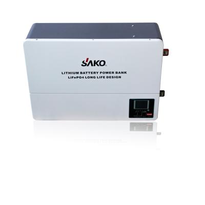 China Sako Wholesale Price Solar Battery Pack 24V 48V Lithium Inverter Solar Battery For Energy Storage System 200AH for sale