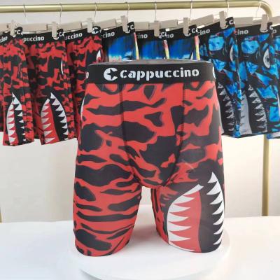 China Breathable Custom Logo  Design Printed Mens Breathable Sport and Casual Underwear  For High Quality Men's Underwear for sale