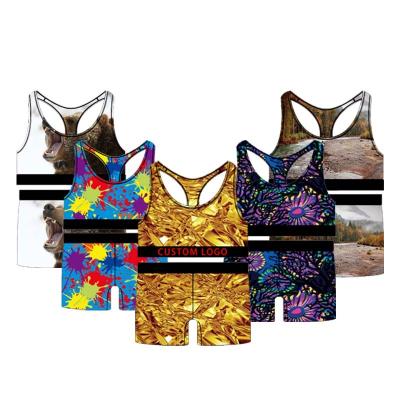 China Anti-Bacterial Custom Logo Printed Women Sports Bra Sets Fashionable Cotton ETH Fashionable Boxing Male Panties Men Couple Underwear Boxer ika for sale