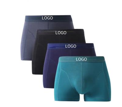 China Anti-Bacterial Custom Logo Men's Boxers Oem&odm Comfort Stretch Belt Men's Underwear Cotton Shorts Boxers Men's Underwear for sale