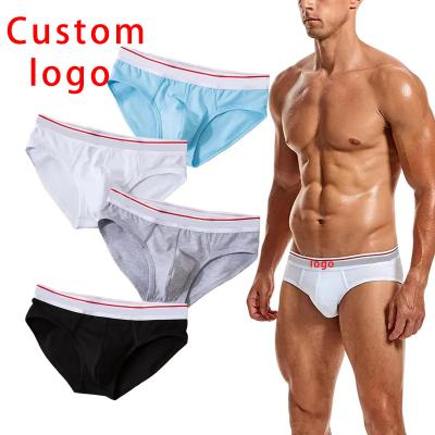 China Anti-Bacterial Boys boxers solid cotton Men's underwear Boxers high underwear high quality elastic breathable comfort custom logo color for sale