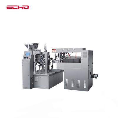 China CLOTHING ECHO Automatic High Speed ​​Rotary Dryfruits Large Industrial Tapioca Vacuum Packing Machine for sale