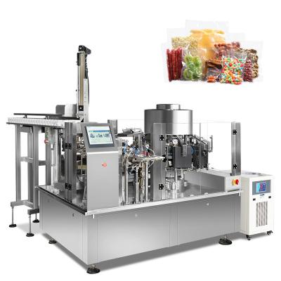 China CLOTHING ECHO High Speed ​​Rotary Egg Walnut Peanut Cashew Garlic Cheese Dates Vacuum for Meat with Nitrogen Forming Packing Machine for sale