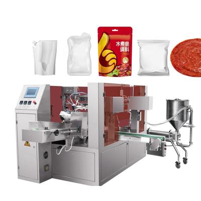 China Automatic GARMENT Tomato Sauce Ketchup Filling Packing Machine for sale